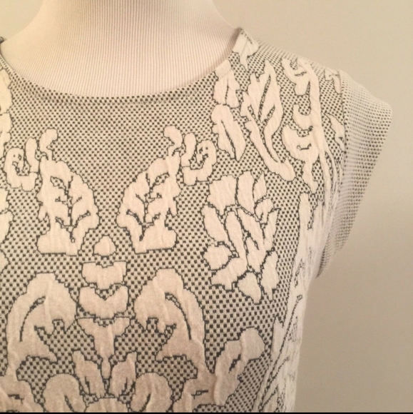 Xhilaration Dress Stretch Fitted Textured Cap Sl M - Picture 2 of 8